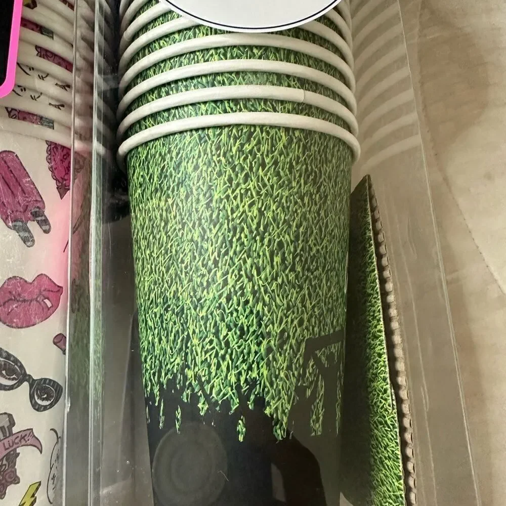 NWT (3) Sets Betsey Johnson To-Go Coffee Cups 10 count with sleeves and lids.